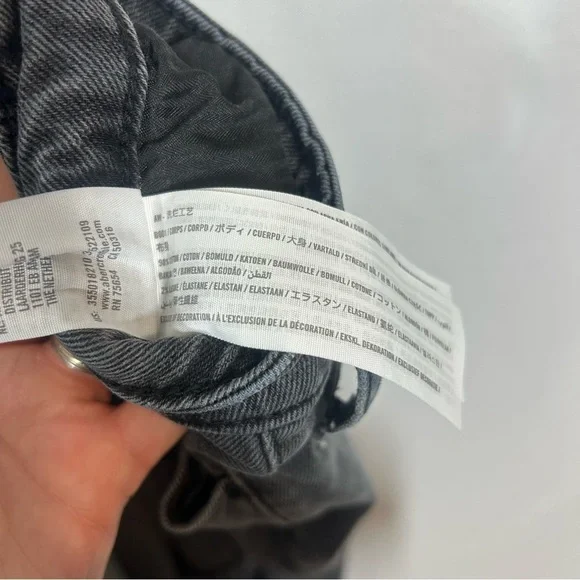 Hollister | Curvy Ultra High-Rise Vintage Straight Black Jeans Denim Size 9/29S - Picture 9 of 12